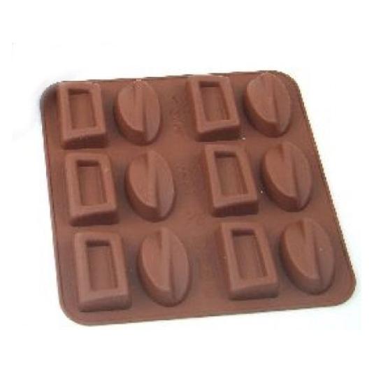 Silikomart Smo02 Gg Brown Silicone Mould Coffee Gamme Gourmet (7190021)
