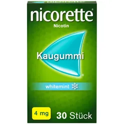 NICORETTE Kaugummi 4 mg whitemint 30 St