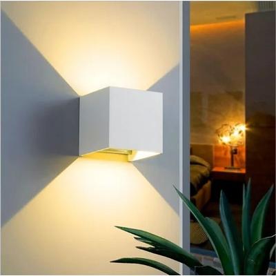 Uplift Picks Smart RGB Cube Wall Light Adjustable Up Down LED Sconce white 1 Pc 12 W