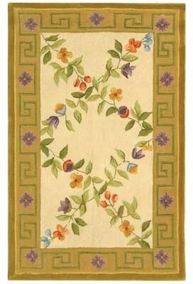 SAFAVIEH Handmade Berkeley Cordella Botanical Wool Rug