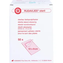 Rudavlies 10cmx8cm Pflaster Steril 50 ST