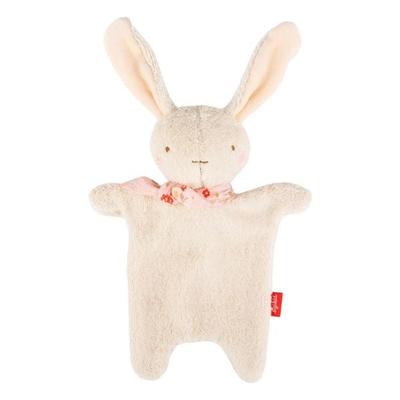 Sigikid 31273 - Baby Schnuffeltuch Hase, naturweiß, Baumwollfrottee, Farmhouse Family