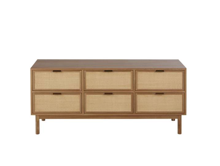 Commode 6 tiroirs L140