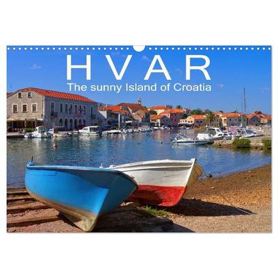 Hvar The sunny Island of Croatia (Wall Calendar 2027 DIN A3 landscape), CALVENDO 12 Month Wall Calendar