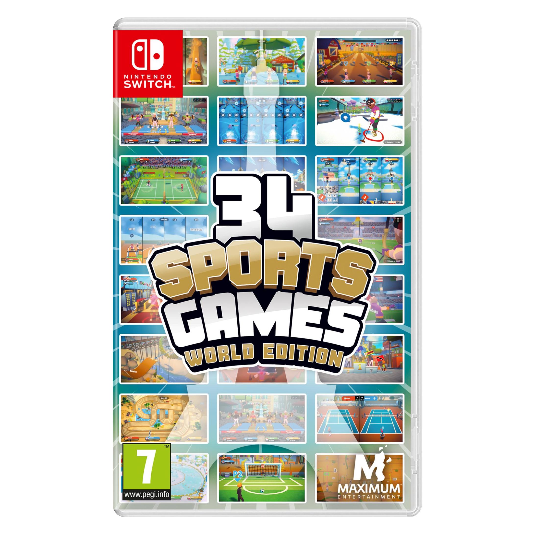 Maximum Games 34 Sports Games - World Edition (Switch, Switch Lite, Switch OLED, EN, FR, IT) (104839)