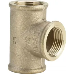 Rotguss-T-Stück 3130 3/8" DVGW