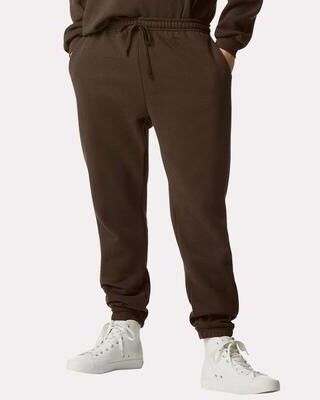 American Apparel RF491 ReFlex Fleece Sweatpants in Brown size Medium