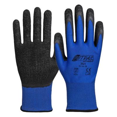 AS Arbeitsschutz Arbeitshandschuhe | 12 Paar Nitras Nylonhandschuhe | Gr. 8