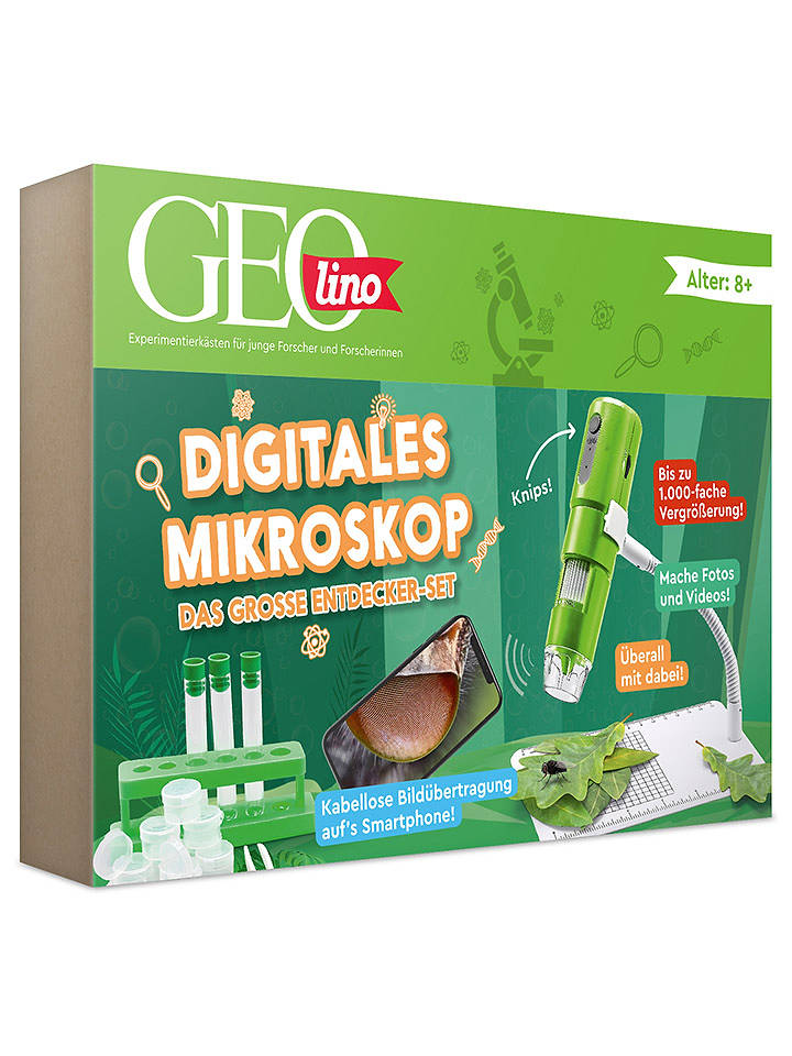 FRANZIS Mikroskop "Das große Entdecker-Set" - ab 8 Jahren - onesize