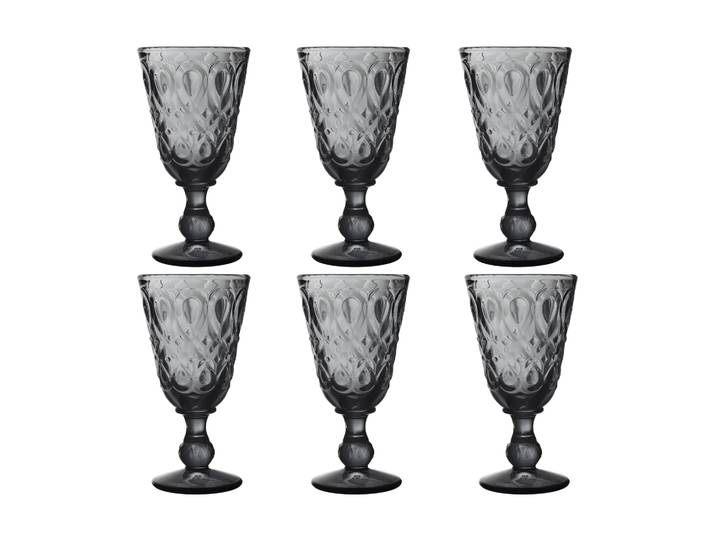 La Rochère Verre à vin Lyonnais 23 cl, lot de 6 Anthracite