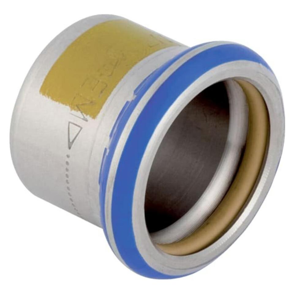 Geberit Gas-Kappe Mapress d 54mm, f Nat und Flüssiggas, Edelstahl (Pressverbindung) (72560888)