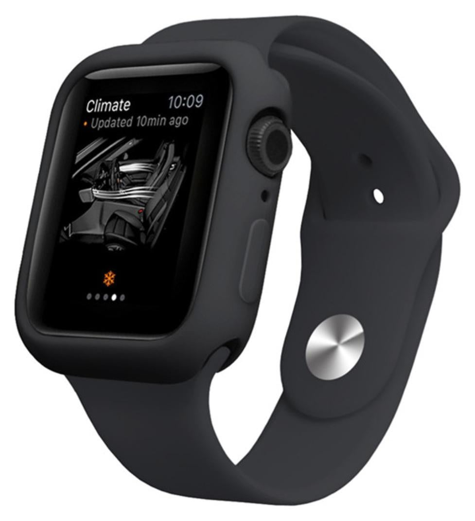 Drphone Apple Watch Case 42mm - Krasbestendig en Schokbestendig TPU - Zwart