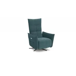 SOMETA Sessel Austin Stoff Blau, Grün Petrol