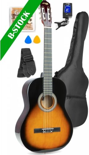SoloArt Classic Guitar Pack Sunburst "B-STOCK" TILBUD NU