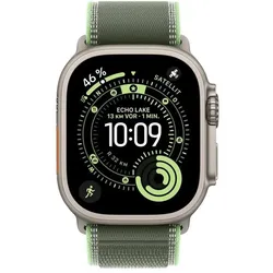 Apple Trail Loop (49 mm, 100 % recyceltes Elastan, 100 % Recyceltes Polyester, 60 % recyceltes Nylon), Uhrenarmband, Grün
