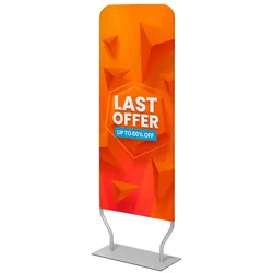 Fabric Banner Sleeve Print 85 x 220 cm Dobbelseitig