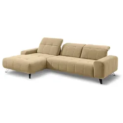 Segmüller Werkstätten Ecksofa Marlo02 Stoff Beige Creme