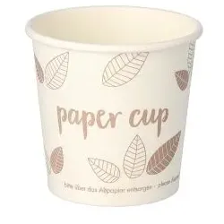 Papstar 2000 Pappbecher `pure` 0,1 l unbeschichtet Heißgetränk Kaltgetränk Kaffee Becher Espresso