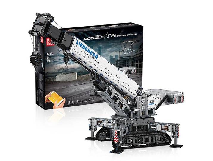 Mould King Mould King 17002 Raupenkran R/C Konstruktions-Spielset, (Komplettset, 4000 St., Mould King MOC), ferngesteuert