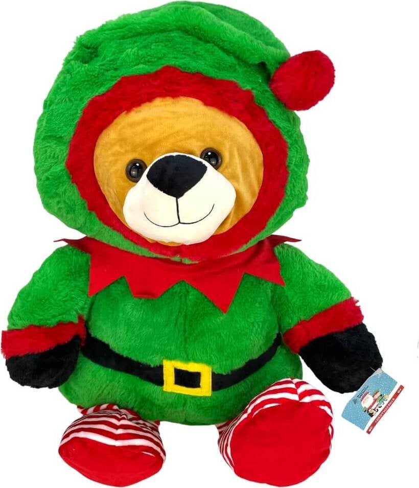 Bemiro Weihnachtself Stofftier Teddy, 60 cm