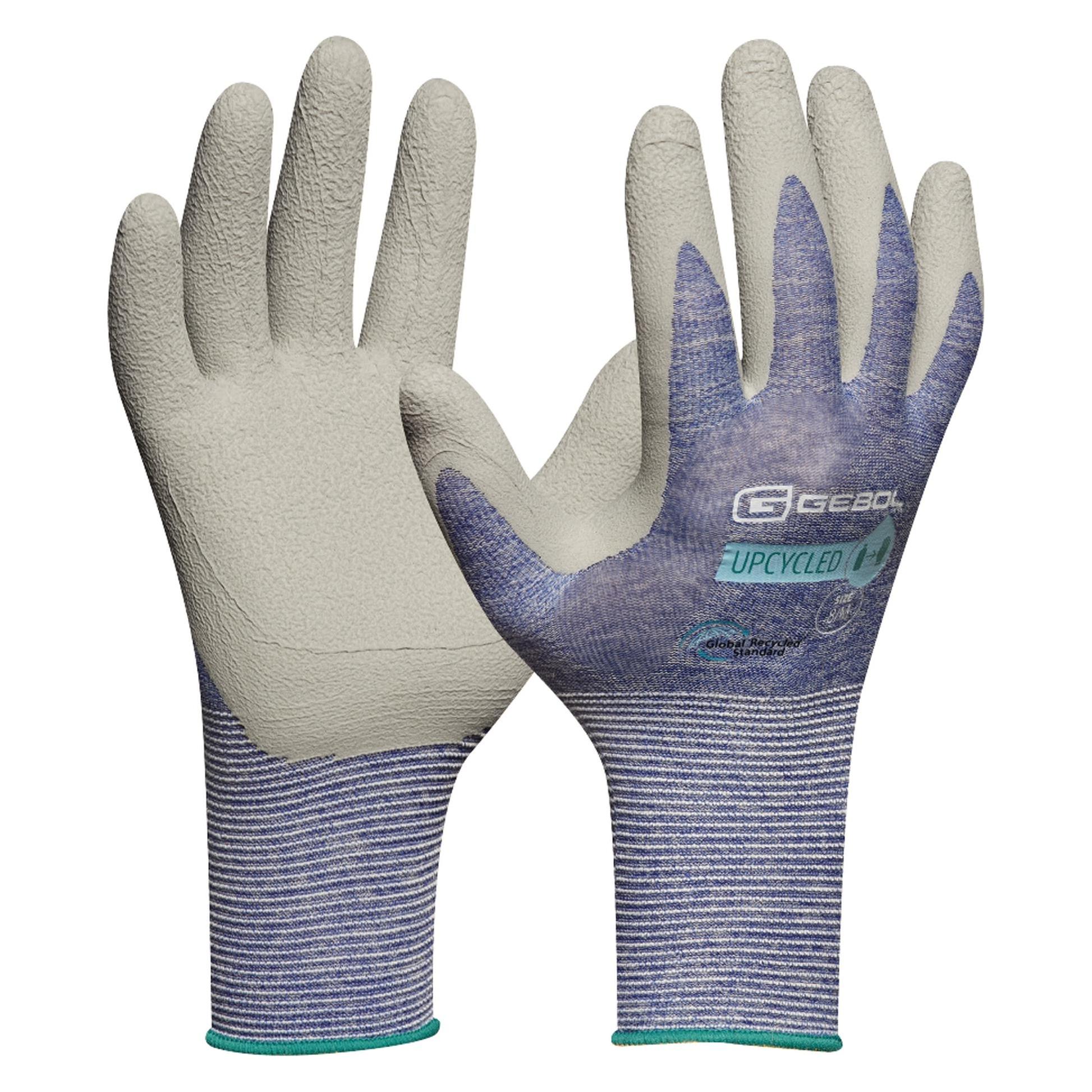 Gebol Arbeitshandschuh Upcycled Sensitive dunkelblau 10 (10, XL) (740003_10)