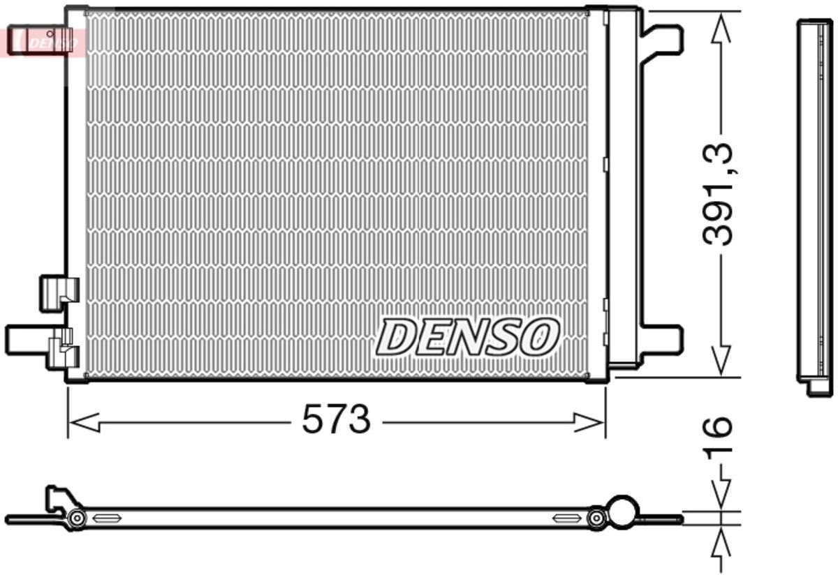 Denso Condensatore, impianto di climatizzazione DCN32066