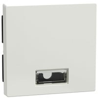 Wippe mit Symbolfenster rechteckig, Kontrollschalter- und Taster-Einsatz, Typ 432819 weiß (glänzend), Retail