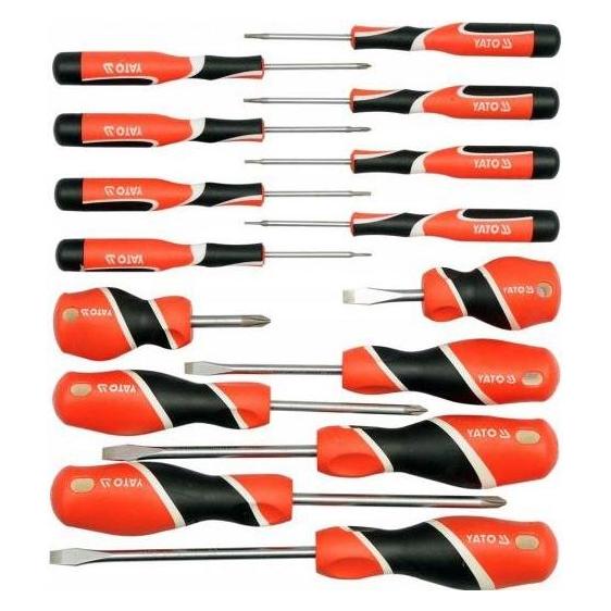 Yato Screwdriver Set 15pcs (YT-25981)