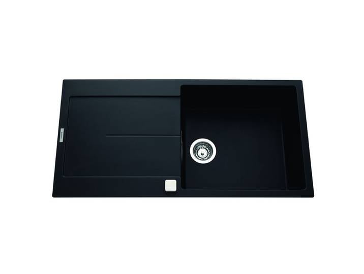 Evier résine 1 bac TAM TAM 100 x 56 cm noir