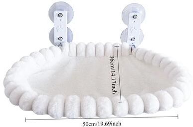 Uplift Picks Foldable Window Cat Hammock Bed With Strong Suction Cups a