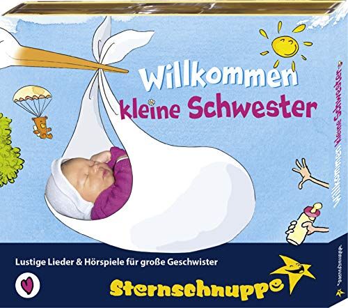 Sternschnuppe - Willkommen kleine Schwester - Das ideale Geschenk für werdende und frisch gebackene große Geschwister - Preis vom 11.10.2026 03:10:56 h