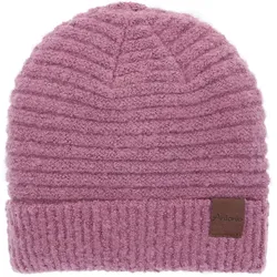 Antonio Damen Strick Mütze Bouclé Beanie - berry