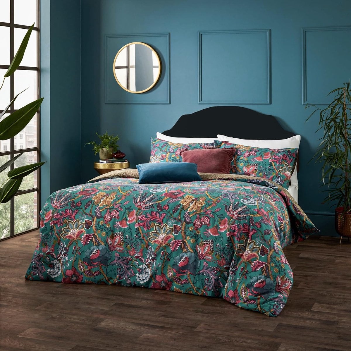 Exotisch Bloemen Dekbedovertrek Set Katoenrijk - Dubbelzijdig Ontwerp