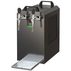 ich-zapfe Zapfanlage Komplett Set mit 2 Leitungen, Luftpumpe und Durchlaufkühler für perfekten Biergenuss (-6854)