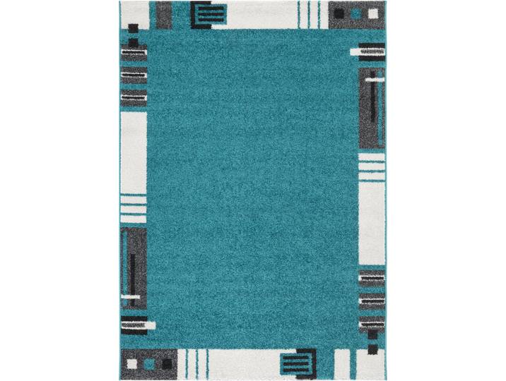 Teppich ANDIAMO LAGERRÄUMUNG Gr. 1, blau (türkis, höhe 7 mm), B:60cm L:110cm, Kunstfaser, Teppiche, Teppich, Sonderposten, moderne Designs, verschiedene Qualitäten & Höhen