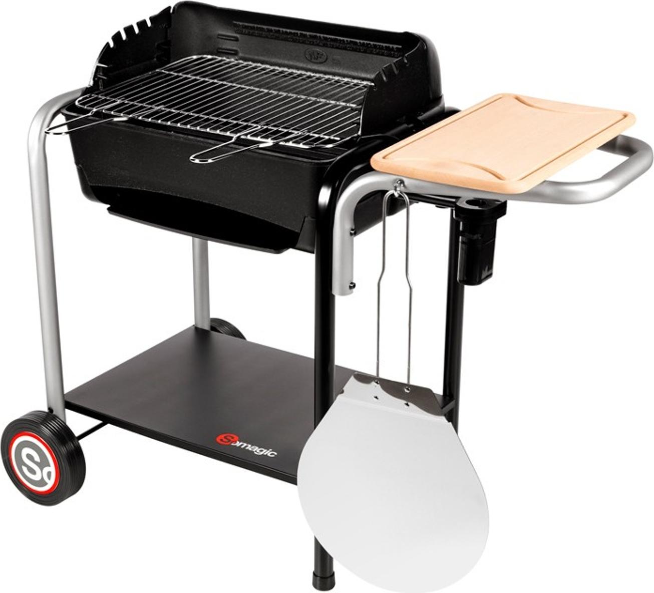 Holzkohlegrill ROMA mit Pizzabacken
