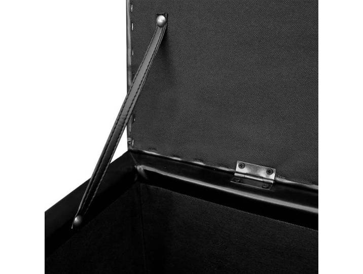 Banc long de rangement Moderne - NGM - siège de rangement/Coffre - Bois Noir B527403011