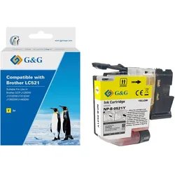 G&G Tinte ersetzt Brother LC521Y