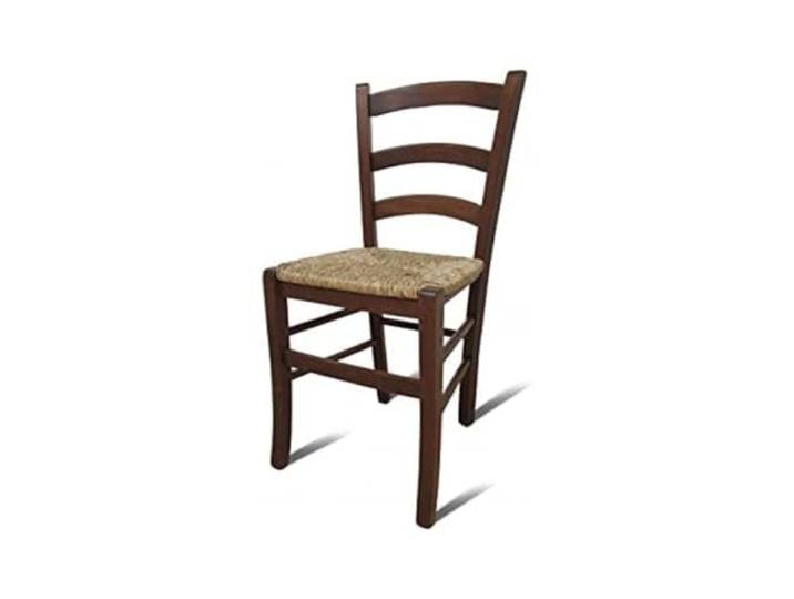 Dmora - Klassischer Holzstuhl, für Esszimmer, Küche oder Wohnzimmer, Made in Italy, cm 44x45h87, Sitzhöhe cm 43, Nussbaumfarbe