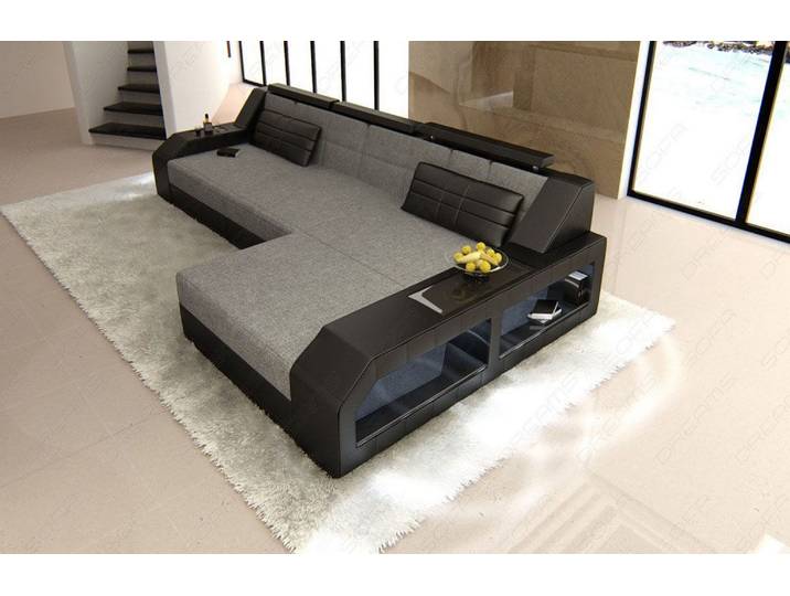Ecksofa Arezzo L-Form aus Stoff