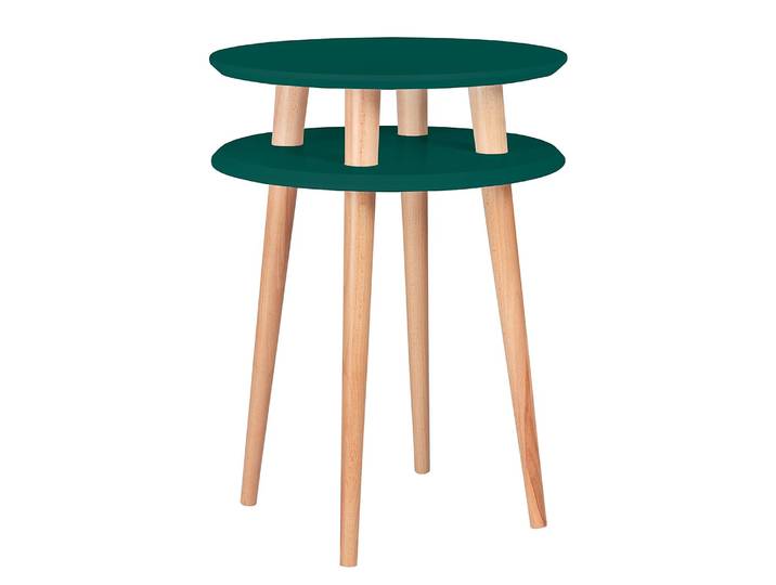 Beistelltisch Ø 45cm Grün/Dunkelgrün