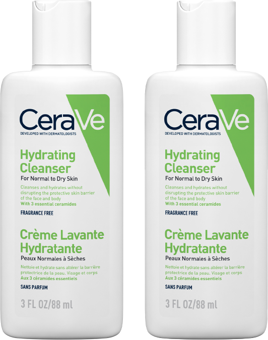 CeraVe Travel Size Hydrating Cleanser 88ml Double