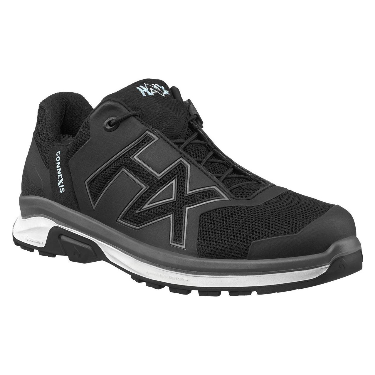 Haix Freizeitschuh CONNEXIS Go GTX Ws low Größe 4 (37) schwarz/silber Mikrofaser/Textil GORE-TEX, wass... (37) (360006.4.0)