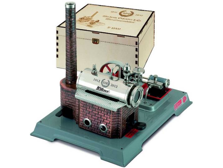 Wilesco Lernspielzeug Klassiker für Bastler und Sammler: Die Wilesco D10/100 Dampfmaschine
