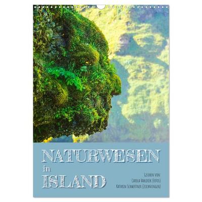 Naturwesen in Island (Wandkalender 2026 DIN A3 hoch), CALVENDO Monatskalender