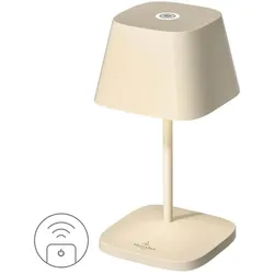 Villeroy & Boch, Tischlampe, NEAPEL RC Akku-Tischlampe Elfenbein Ceramic 2,2W steuerbare Lichtfarbe IP65 97092