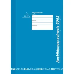 RNK-Verlag Formularbuch Ausbildungsnachweis, tägliche Eintragungen DIN A4 28 Seiten