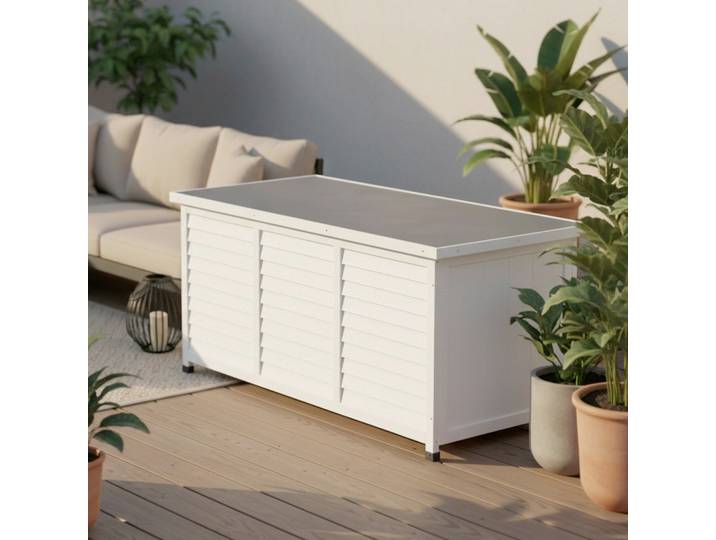 Kissenbox Biona Weiß aus Echtholz