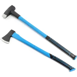 XPOtool, Axt + Beil, Set Spaltaxt 1500g Spalthammer 3,6kg Fiberglas Carbonstahl Axt Hammer