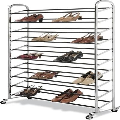 No "10 Tier Shoe Tower - 14.63""D x 36.5""W x 59.5""H"